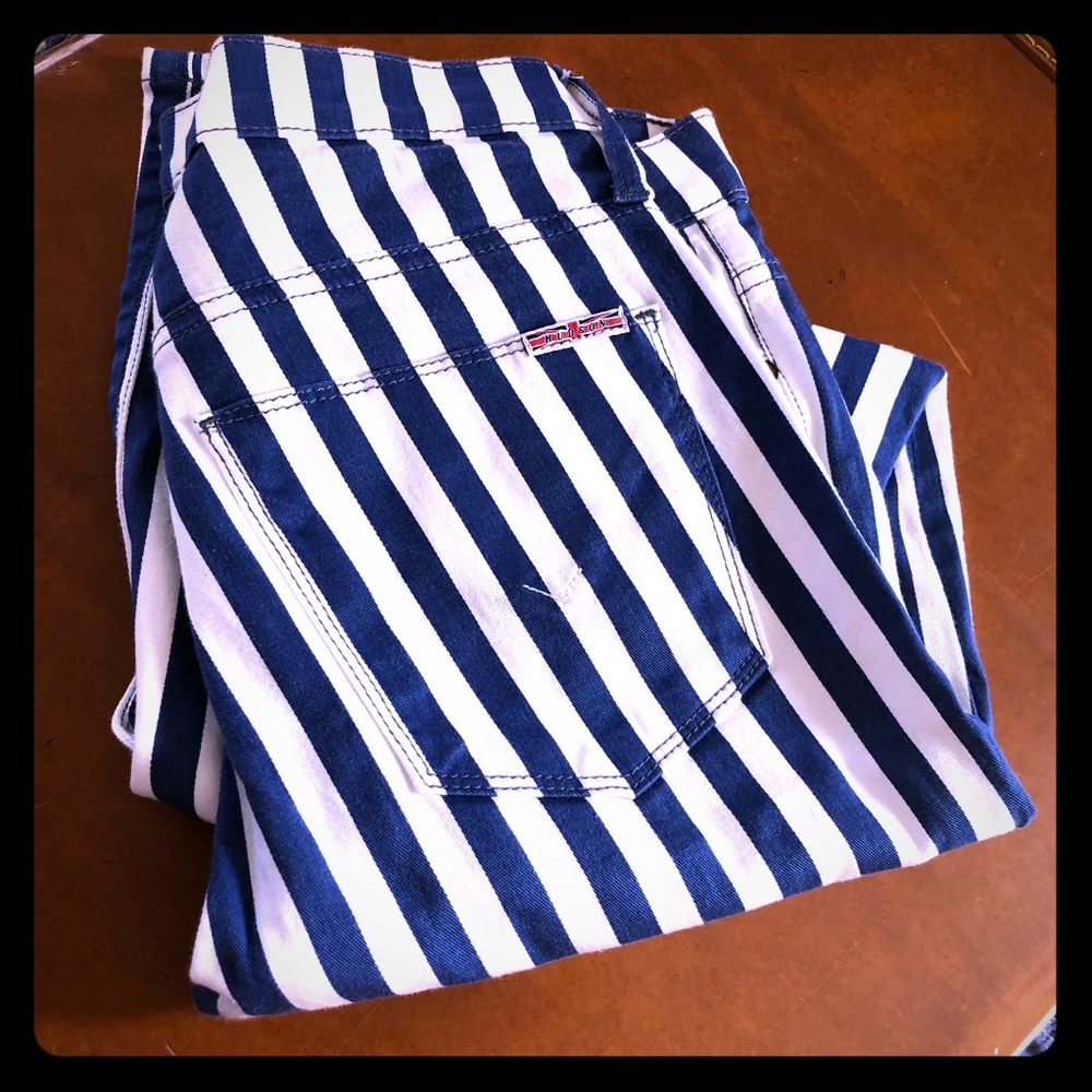 Hudson Striped Skinnies, NWOT